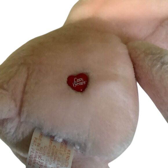 Care Bears Kenner Vintage 1983 Cheer Rainbow Bear Plush Toy 13" Pink Stuffed Ani - Picture 5 of 7